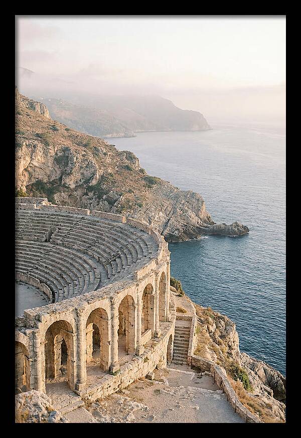Ancient Amphitheater Overlooking The Sea