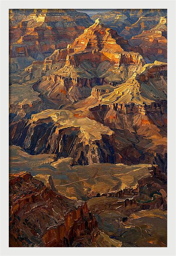 Ancient Eroded Badlands Landscape