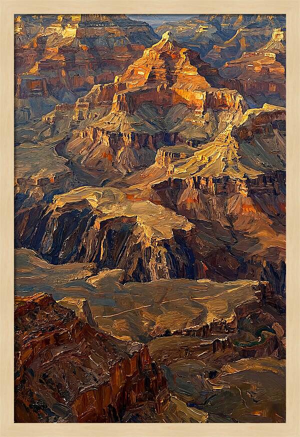 Ancient Eroded Badlands Landscape