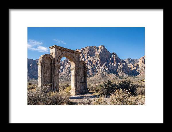 Ancient Gateway Framing Mountain View