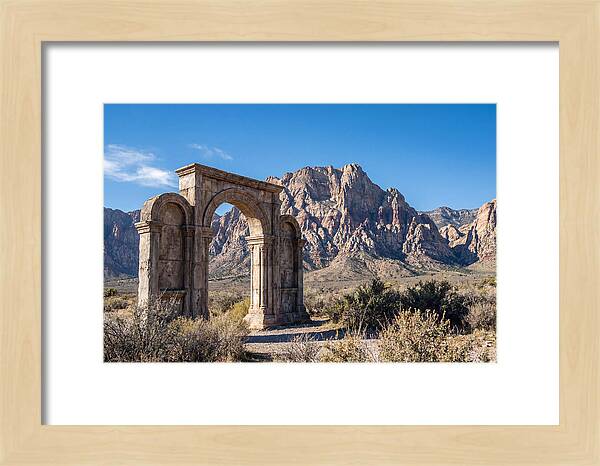 Ancient Gateway Framing Mountain View
