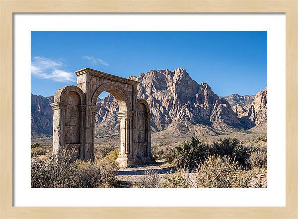 Ancient Gateway Framing Mountain View