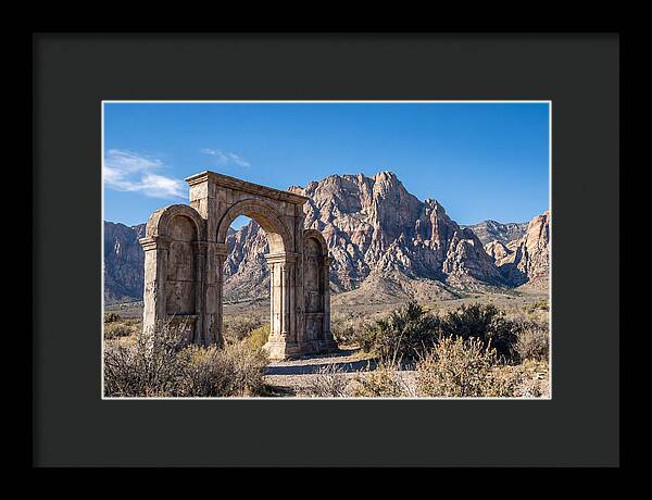 Ancient Gateway Framing Mountain View