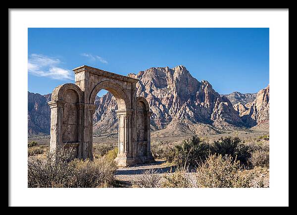 Ancient Gateway Framing Mountain View