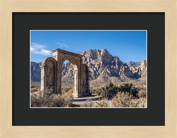 Ancient Gateway Framing Mountain View
