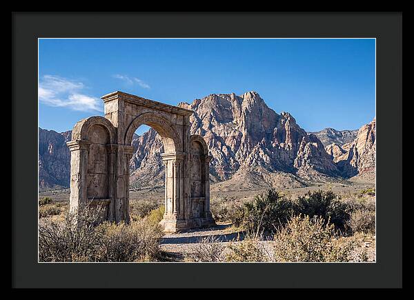Ancient Gateway Framing Mountain View