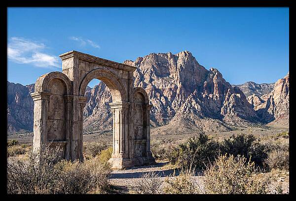 Ancient Gateway Framing Mountain View