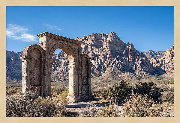 Ancient Gateway Framing Mountain View