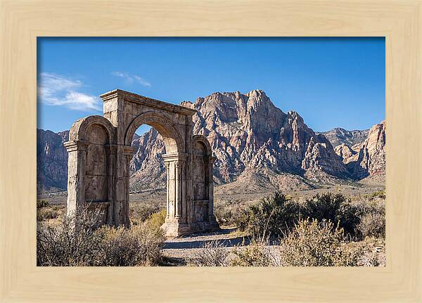 Ancient Gateway Framing Mountain View
