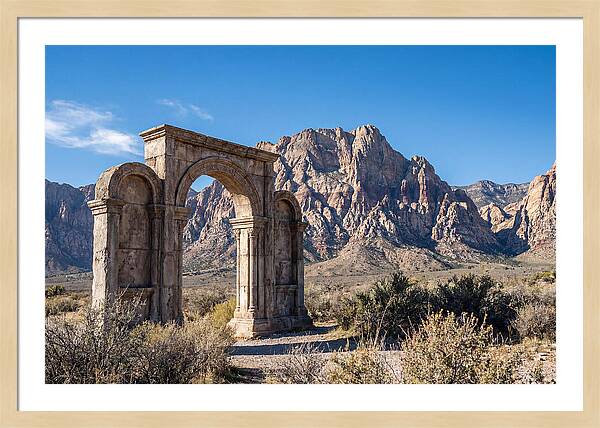 Ancient Gateway Framing Mountain View