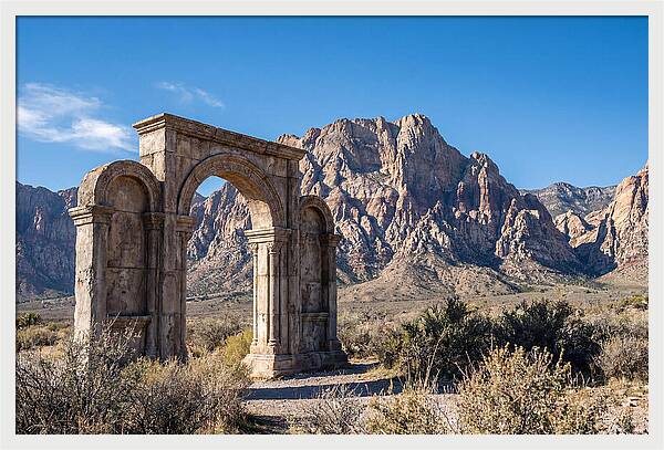 Ancient Gateway Framing Mountain View