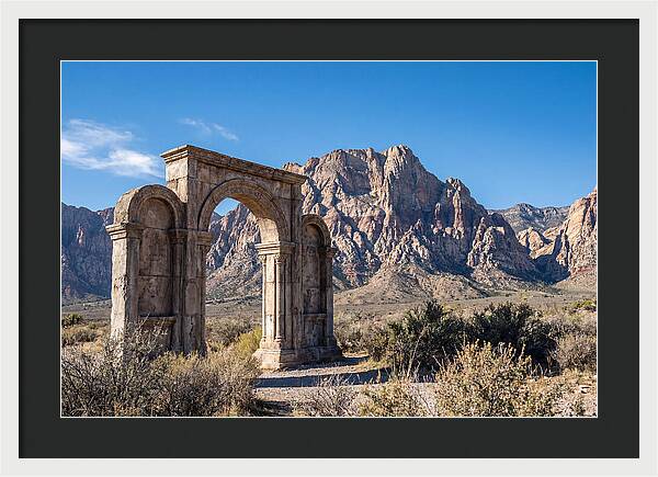 Ancient Gateway Framing Mountain View