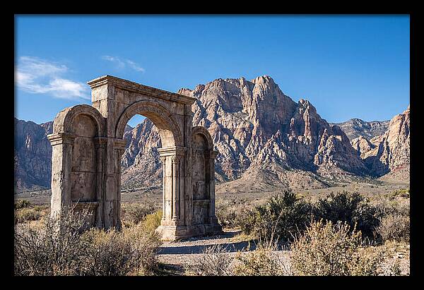 Ancient Gateway Framing Mountain View