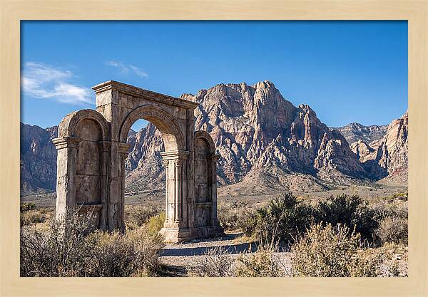 Ancient Gateway Framing Mountain View