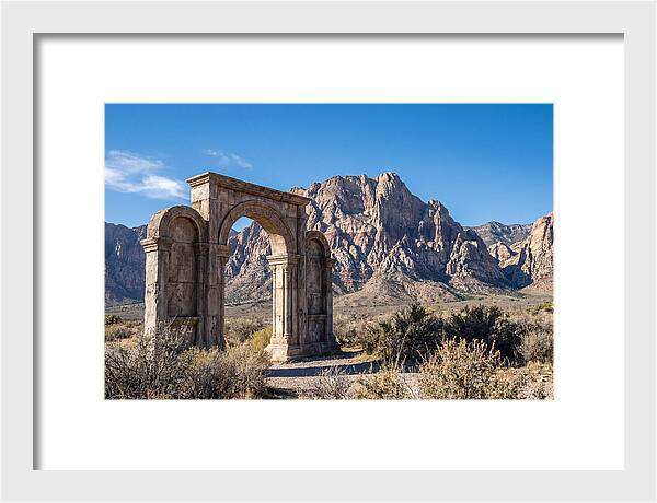 Ancient Gateway Framing Mountain View