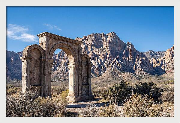 Ancient Gateway Framing Mountain View