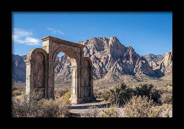 Ancient Gateway Framing Mountain View