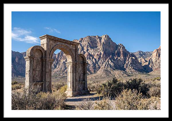 Ancient Gateway Framing Mountain View