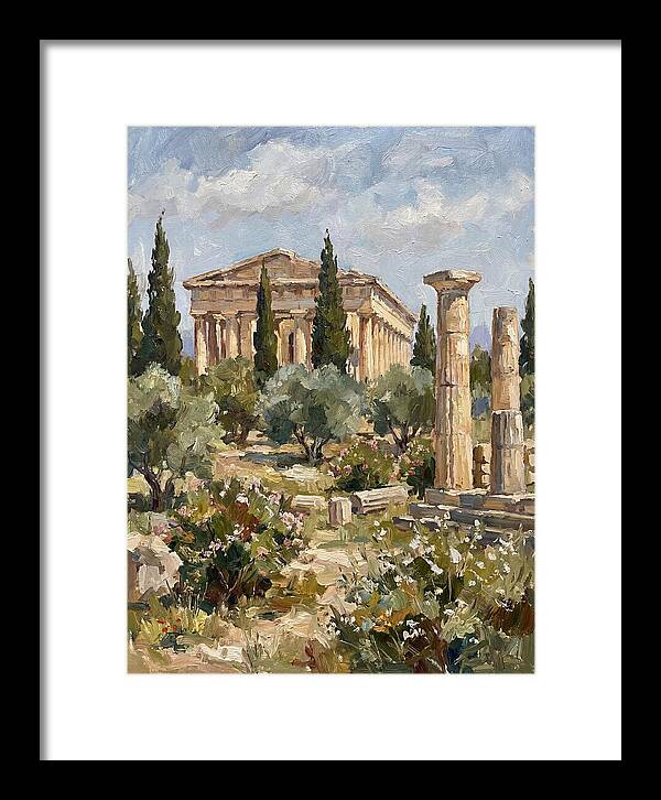 Ancient Greek Ruins Amidst Nature