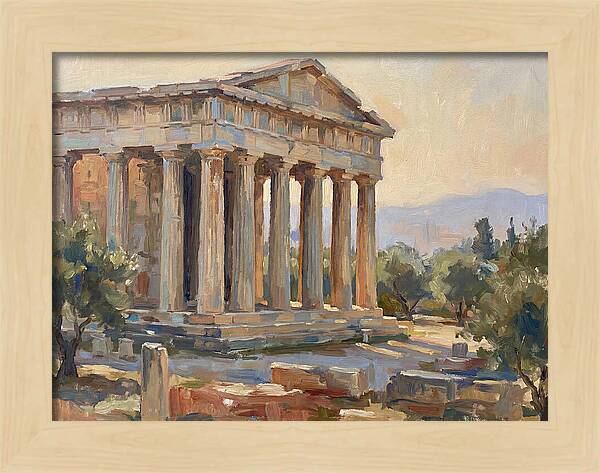 Ancient Greek Temple Serenity