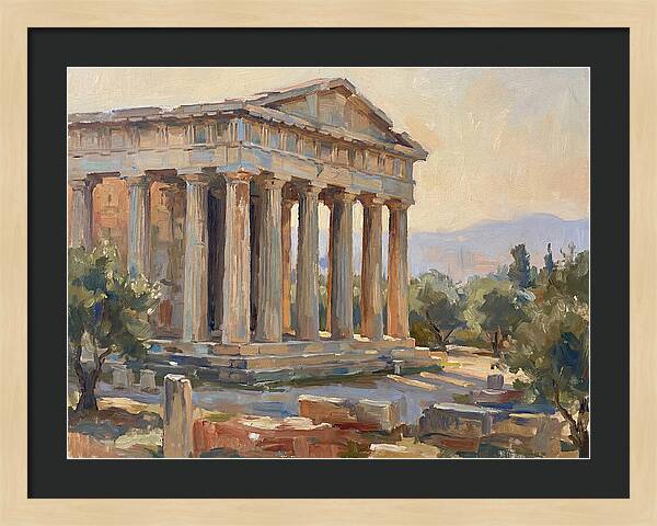 Ancient Greek Temple Serenity