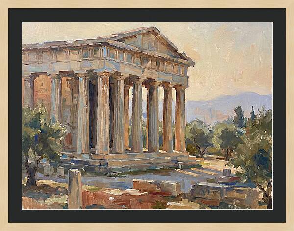 Ancient Greek Temple Serenity