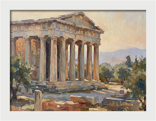 Ancient Greek Temple Serenity