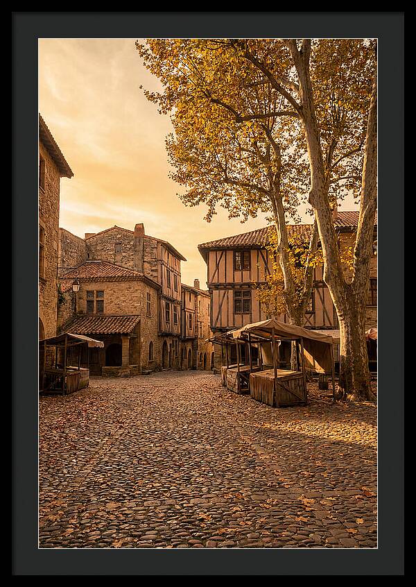 Ancient Market Square At Dusk