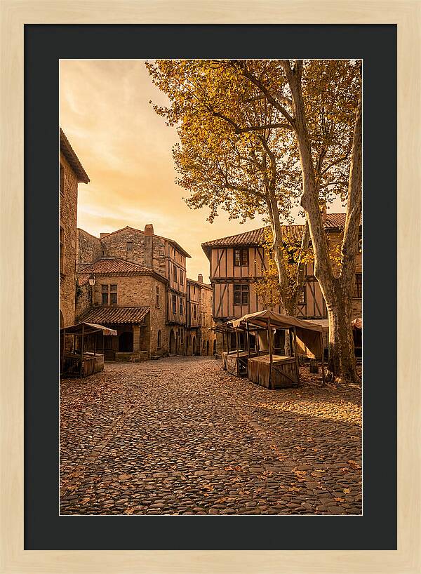 Ancient Market Square At Dusk