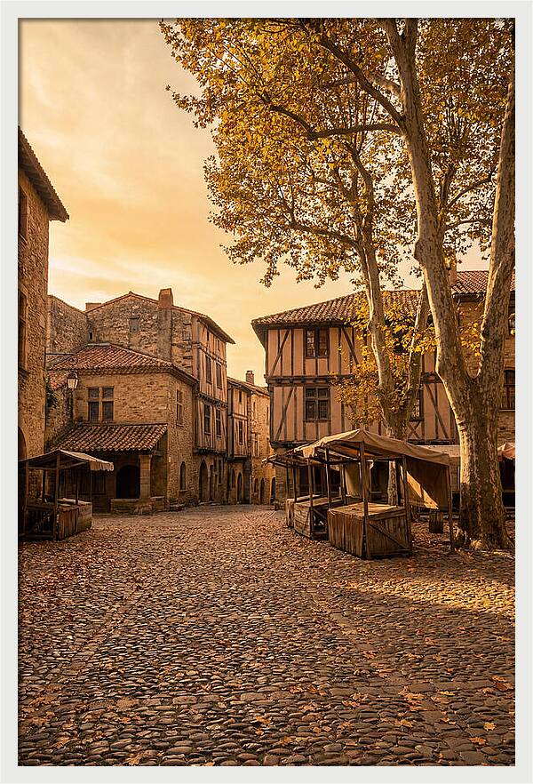 Ancient Market Square At Dusk