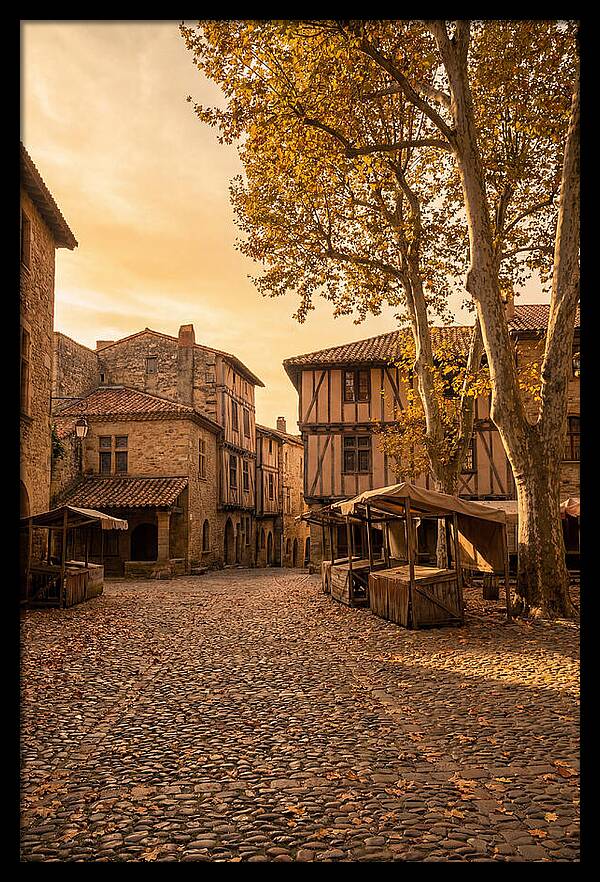 Ancient Market Square At Dusk