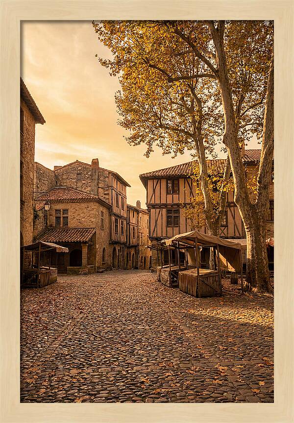 Ancient Market Square At Dusk