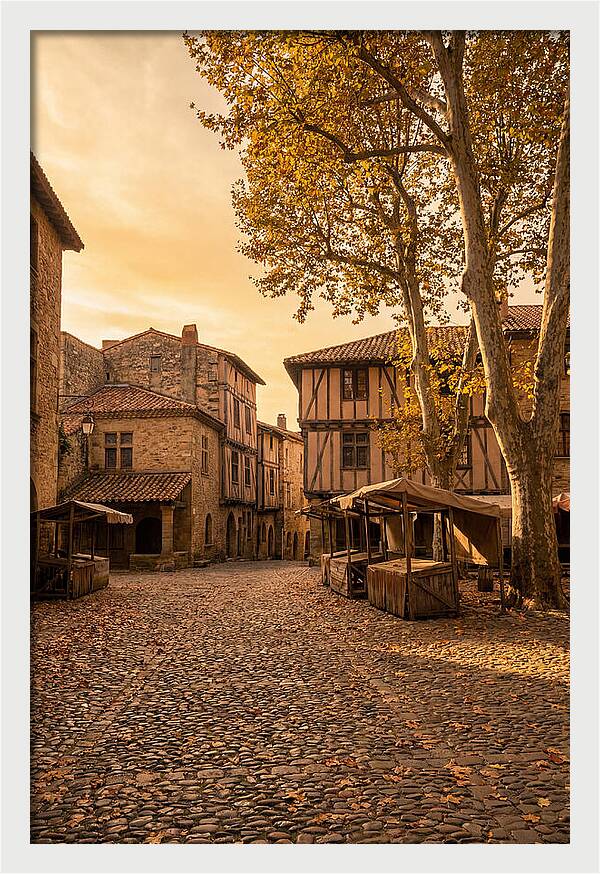 Ancient Market Square At Dusk