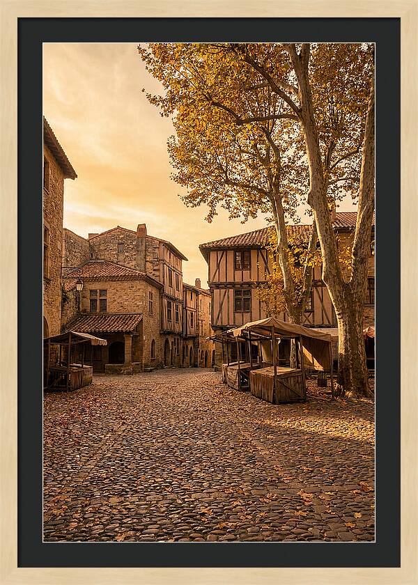 Ancient Market Square At Dusk