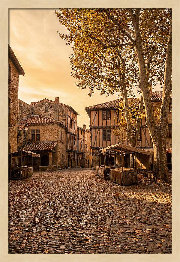 Ancient Market Square At Dusk