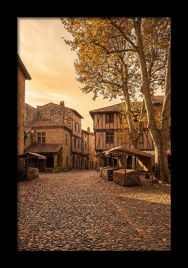 Ancient Market Square At Dusk