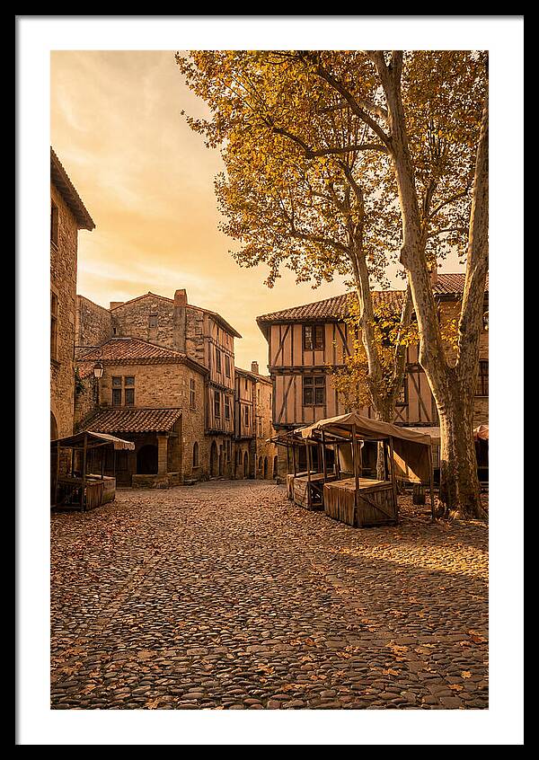Ancient Market Square At Dusk