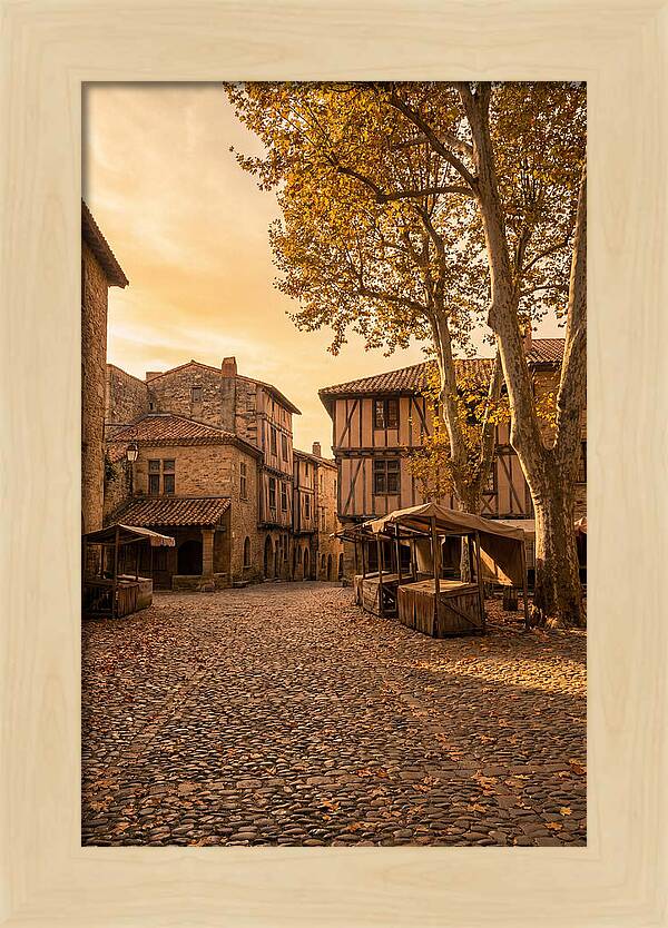 Ancient Market Square At Dusk