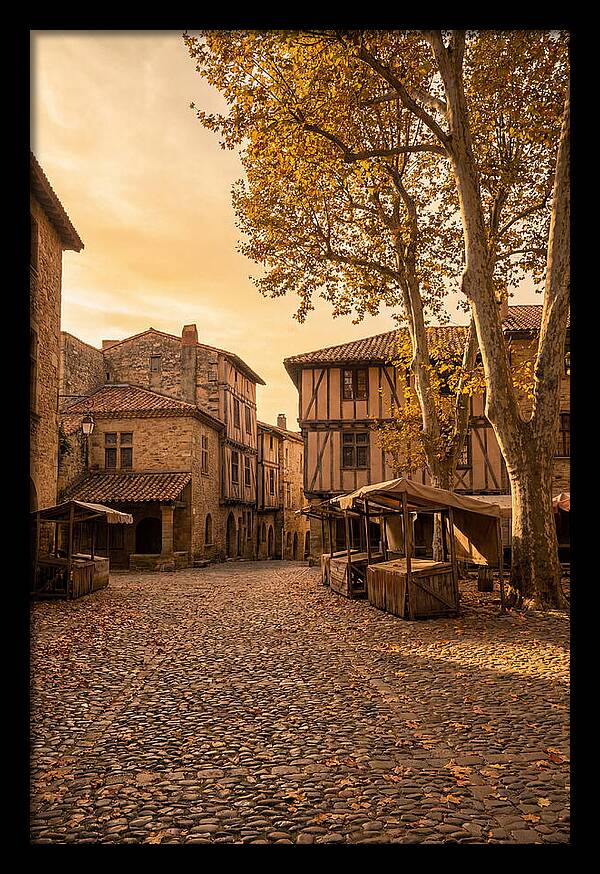 Ancient Market Square At Dusk