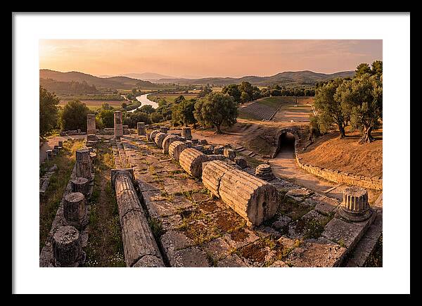 Ancient Olympia At Golden Hour