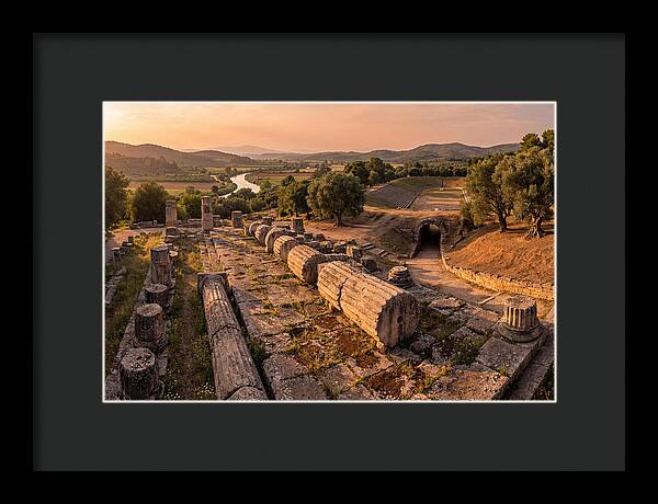 Ancient Olympia At Golden Hour