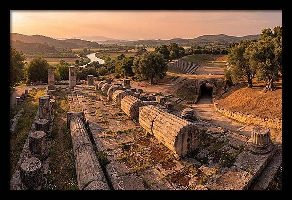 Ancient Olympia At Golden Hour