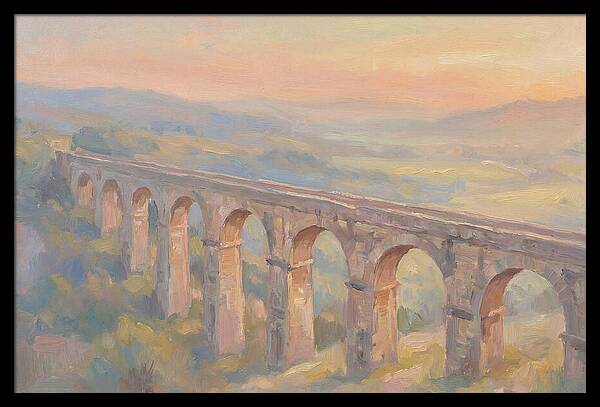 Ancient Roman Aqueduct Bridge