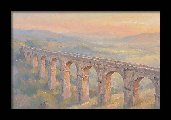 Ancient Roman Aqueduct Bridge