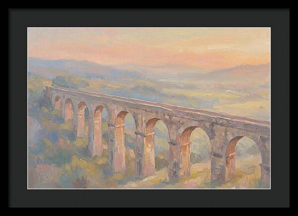 Ancient Roman Aqueduct Bridge