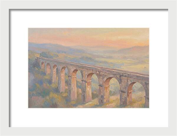 Ancient Roman Aqueduct Bridge
