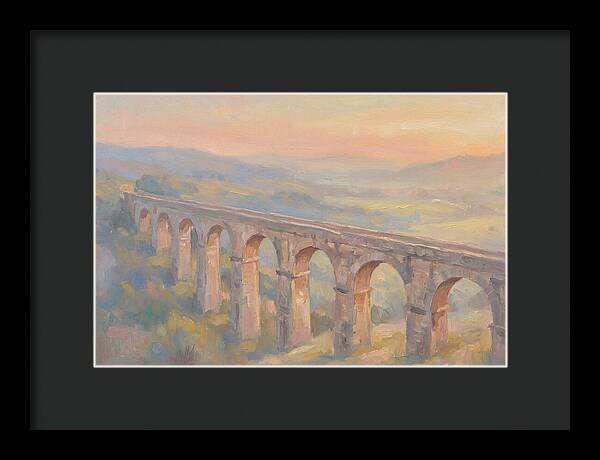 Ancient Roman Aqueduct Bridge