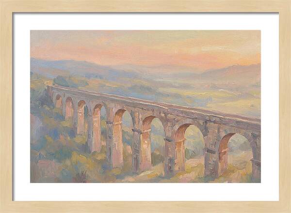 Ancient Roman Aqueduct Bridge