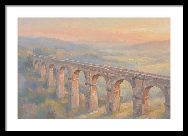 Ancient Roman Aqueduct Bridge