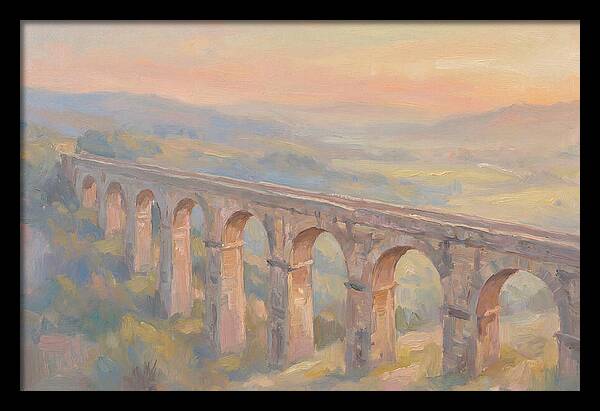 Ancient Roman Aqueduct Bridge
